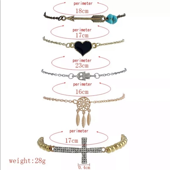 ✨ 5 piece Positive Bracelet Set 😍✨ - Picture 5 of 8